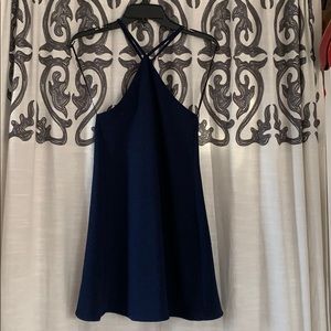 Navy mini dress